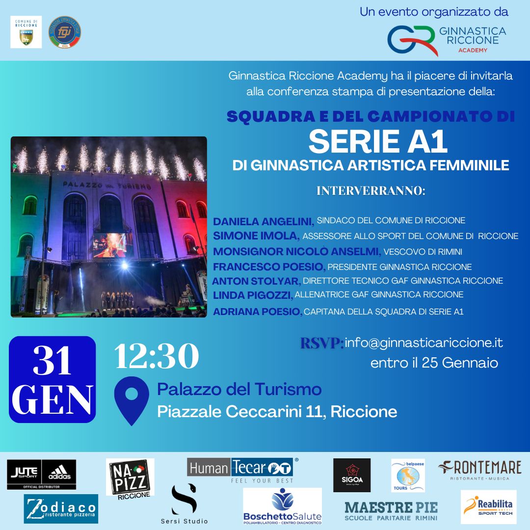 Ginnastica Riccione conferenza