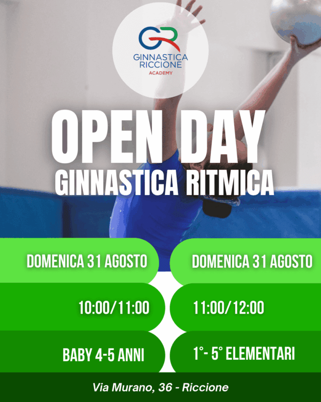 OPENDAY SEZIONE RITMICA