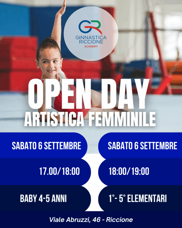 OPENDAY ARTISTICA FEMMINILE