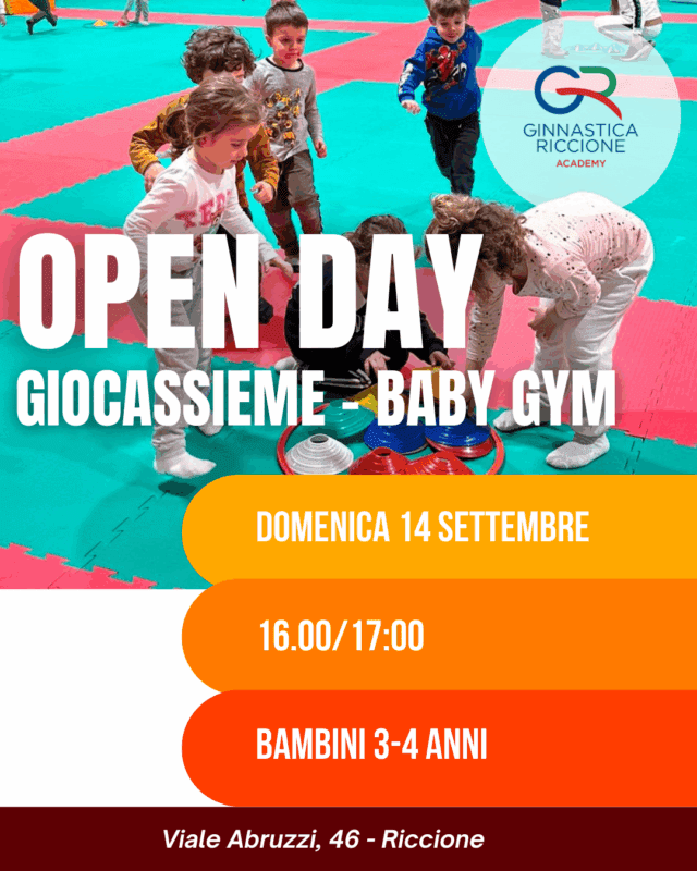 OPENDAY GIOCASSIEME – BABY GYM