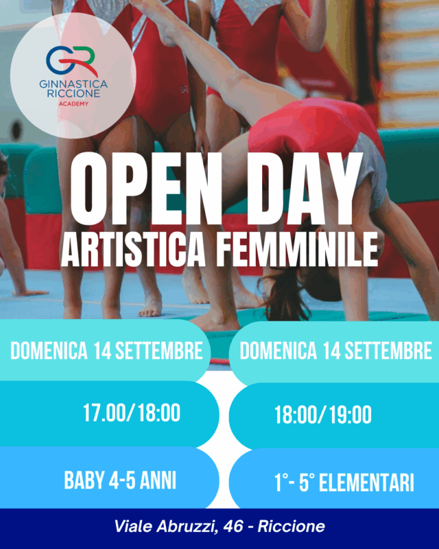 OPENDAY ARTISTICA FEMMINILE