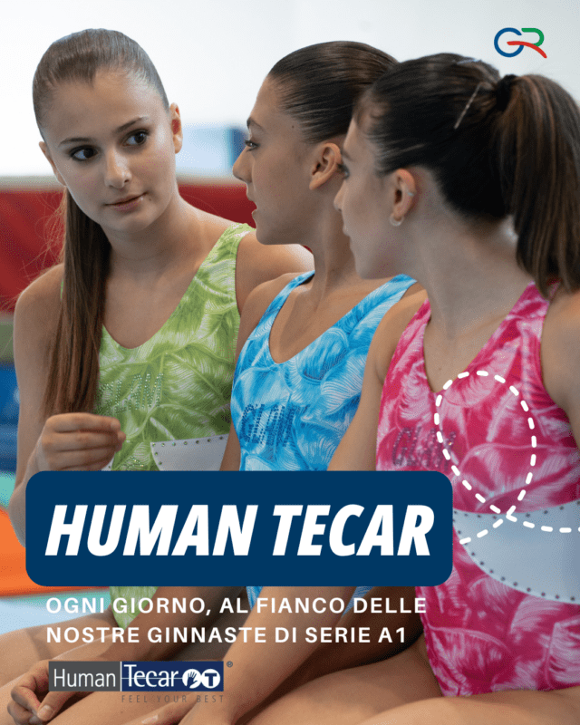 Human Tecar, sempre al fianco delle nostre ginnaste di Serie A1