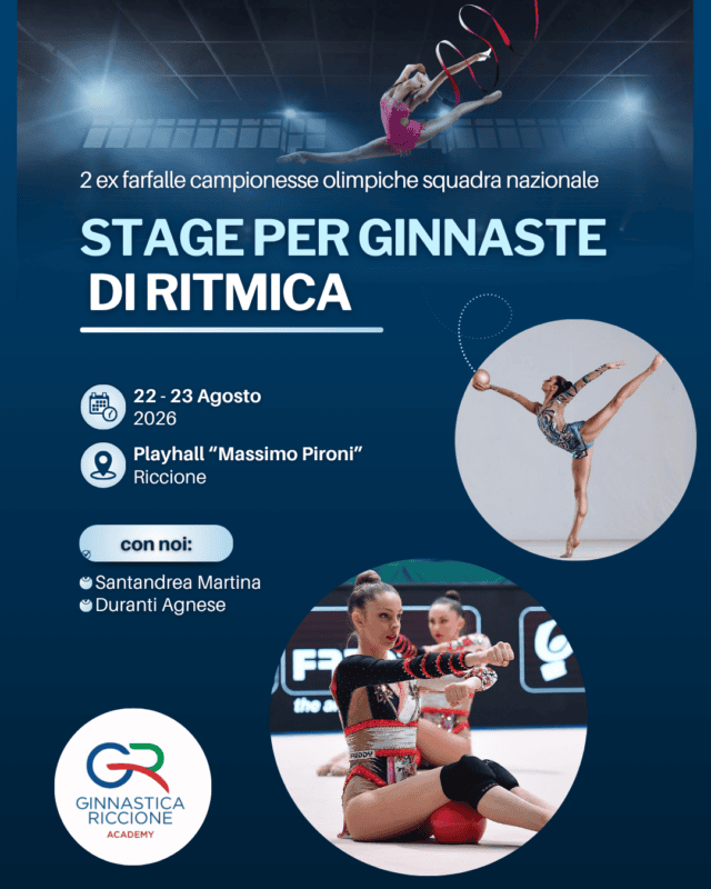 Stage di ginnastica ritmica: con Martina Santandrea e Agnese Duranti